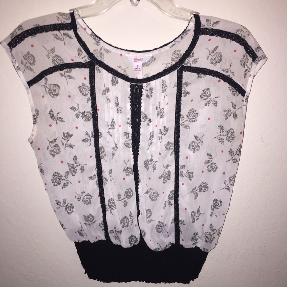 Rose Patterned Blouse